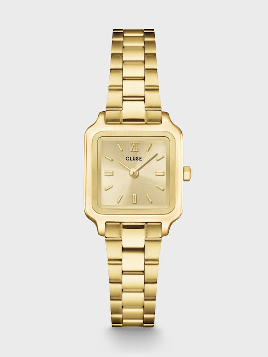 Nixon Women's Watch 21mm Battery with Gold Metal Bracelet