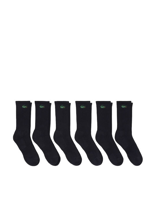 Lacoste Men's Socks Noir 6Pack