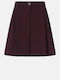 Damen-Shorts Burgundisch