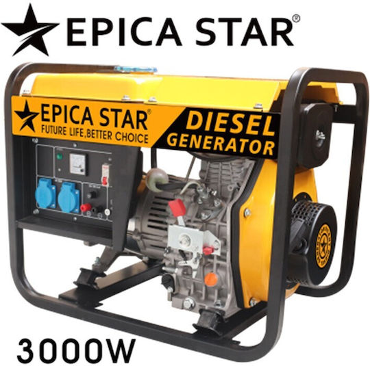 Epica Star Erdöl-Generator mit Maximaler Leistung 3.75kVA