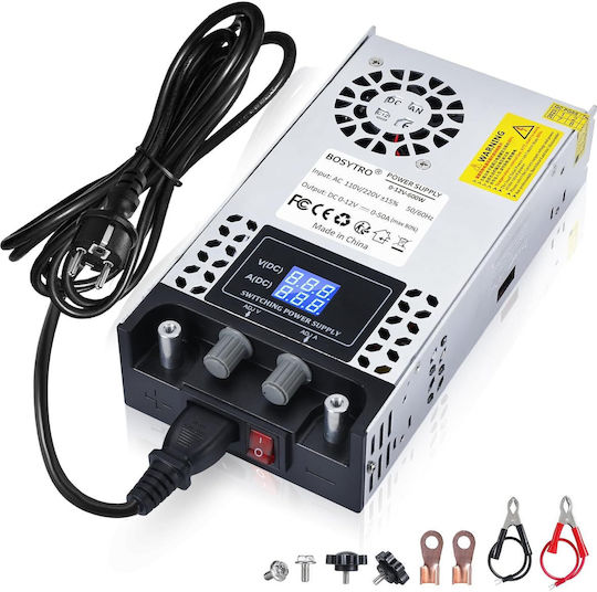 Bosytro Sursă de Alimentare Reglabilă 0-12v 0-50a 600w Transformator de Tensiune Dc Afișaj Digital Led Sursă de Alimentare Comutată Reglabilă Curent Tensiune