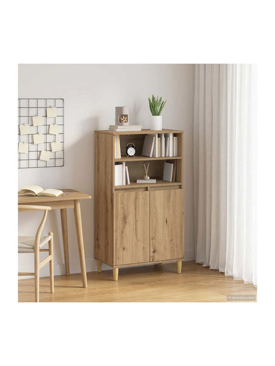 Highboard Artisan Ντουλάπι Σαλονιού από Μοριοσανίδα Δρυς 60x36x110cm