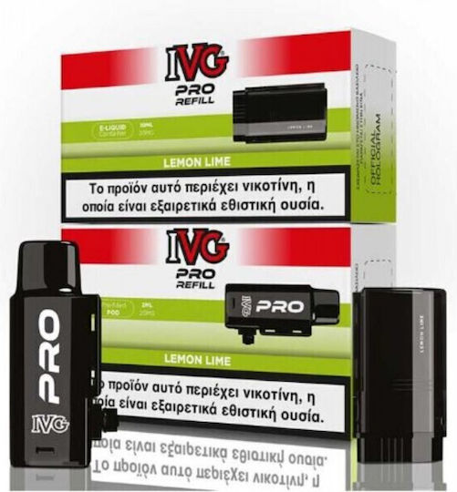 IVG Piesă De Schimb Pod În Culoare Galbenă 2ml Lămâie Și Lime 20mg 2ml+10ml
