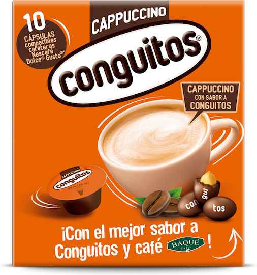 Cafe Baque Капсули Cappuccino Baque Съвместими с Машина Dolce Gusto 10caps