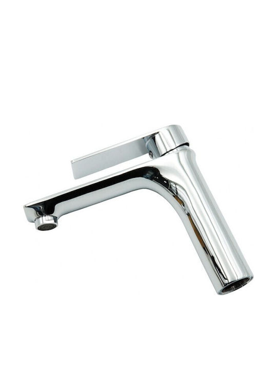 Връщане Миксер Батерия за умивалник Висока Inox Сребриста