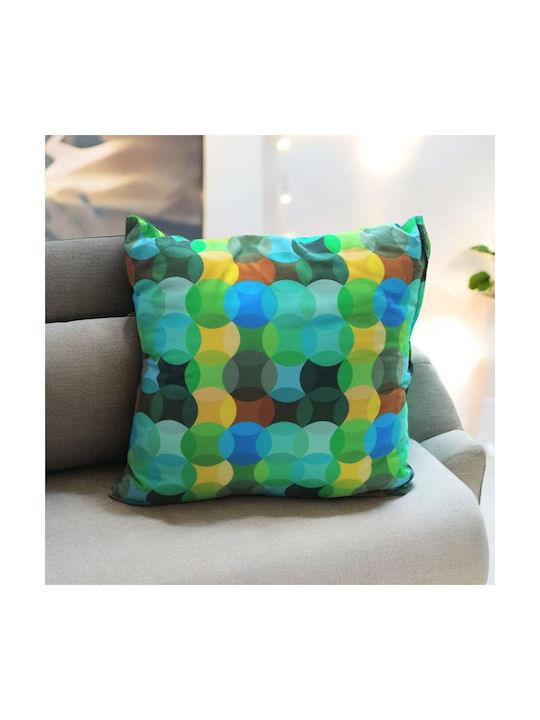 Διακοσμητική Μαξιλαροθήκη Neon Dots Διαστάσεις Neon Dots 45x45εκ.
