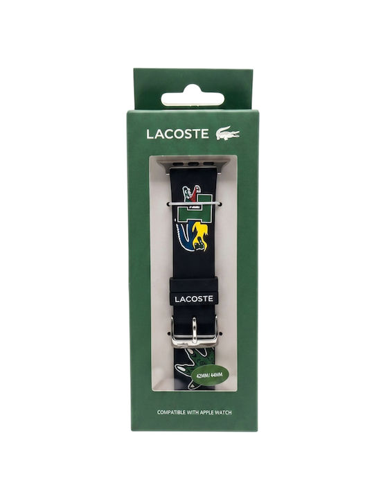 Lacoste Silikonarmband Schwarz für Apple Watch 38/40 mm
