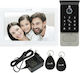 Interfon Video Inteligent Mentor Svk472w 4 Fire WiFi Card Pin Aplicația Tuya 7 Inch Ips Dvr Fhd 2mp Ip66 Alb