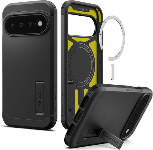 Spigen Tough Armor AI Mag Fit Umschlag Rückseite Schwarz Für Google Pixel 11 Pro XL