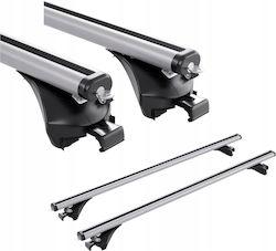 Amos Bare de Acoperiș din Aluminiu pentru BMW Seria 2 5D 2014 pentru Mașini cu Bare de Acoperiș Originale cu Picioare pentru Portbagaj de Acoperiș și Blocare Argintii Amos Bare de Acoperiș din Aluminiu pentru BMW Seria 2 5D 2014 pentru Mașini cu Bare de Acoperiș Originale cu Picioare pentru Portbagaj de Acoperiș și Blocare Argintii