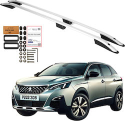 Erkul Μπάρες Οροφής Αλουμινίου για Peugeot 3008 2009-2016