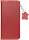Smart Book Leder / Silikon Rote (Samsung A26 5G)