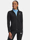 Long Women's Athletic Cardigan Black