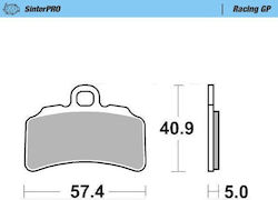 Подложка Спирачни Racing Gp Moto-master 99712 Подложка Спирачни Racing Gp Moto-master 99712