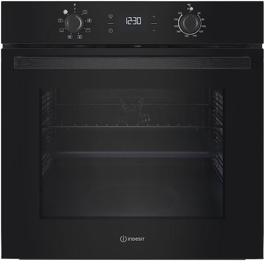 Indesit Фурна за плот 71 л П71 см Черен