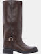 Suede Women's Boots Brown