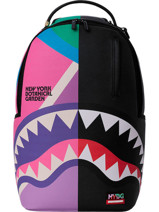 Sprayground School Backpack Junior High-High School with Water Bottle Holder NYBG Botanical Central 29 x 15 x 45cm