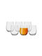 Duka Set Wasser- und Cocktailgläser Glas 450ml 6 Stück
