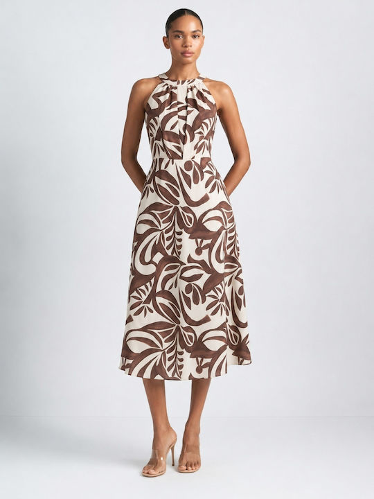 Summer Midi Dress for Wedding / Christening Ecru