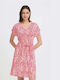 Summer Mini T-Shirt Dress Red