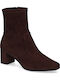 Damen Stiefeletten mit Absatz Braun