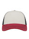 Atlantis S-Rapper Canvas Five-Panel Jockey Mesh 100% Cotton Canvas 270g White Black Burgundy