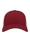 Atlantis Rapper Cotton 888 Five-Panel Jockey Hat 100% Cotton 100% Polyester Burgundy Stone