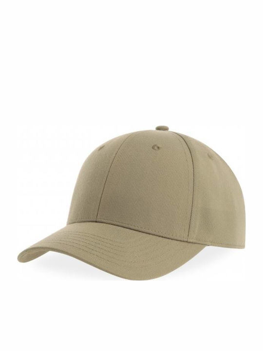 Atlantis Joshua Εξάφυλλο Καπέλο Τζόκεϊ 100% Πολυέστερ 200gsm Khaki