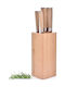 Duka Knife Set with Base Made of Stainless Steel 5 Pieces