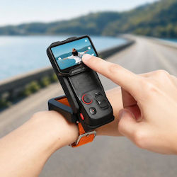 Βάση Στήριξης Ιμάντα Καρπού Insta360 Luna Ultra Περιστρεφόμενη Βάση Οθόνης Τηλεχειριστήριο Στυλ Πολλαπλής Γωνίας Πορτοκαλί