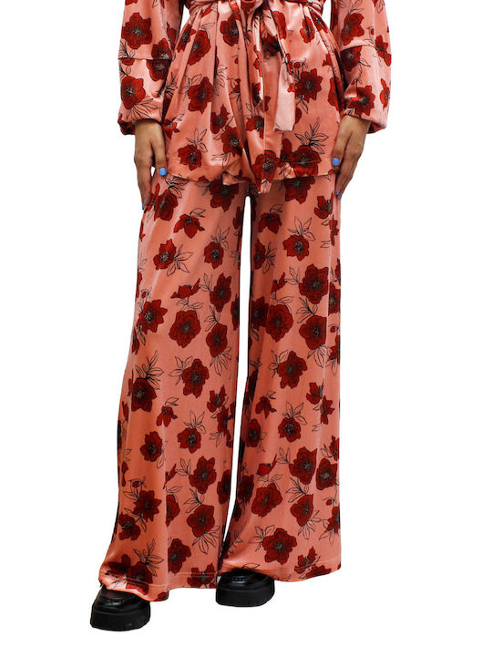 New Age Damen Stoffhose Pink