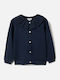 Kids Knitted Cardigan Dark Blue