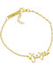 Bijou Box Damen Armband aus Stahl Vergoldet mit Zirkon