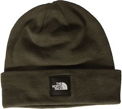 The North Face Worker Recycled Beanie Men's Knitted Beanie in Khaki Colour