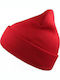Beanie Unisex Knitted Beanie in Red Colour