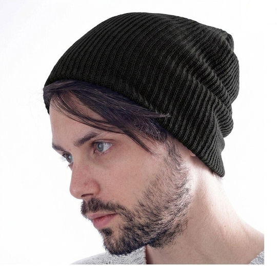 897 Skate Beanie Unisex Knitted Beanie in Black Colour  897 Skate Beanie-3
