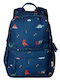 Citron Kinder Taschen Rucksack Blau 33x24x12,5cm