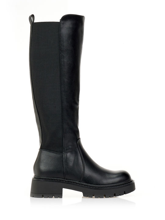 Women's Boots with Mid Heel Black