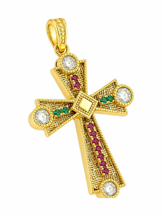 Senzio Belibasakis Women’s Gold Cross 9K Without Chain