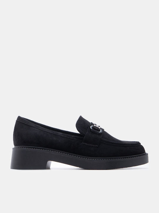 Luigi Women's Loafers In Black Color
