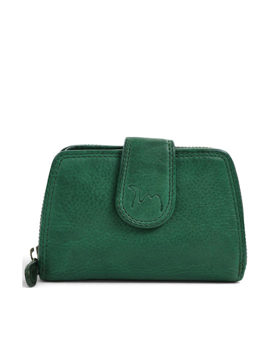 Leder Damenbrieftasche Grün