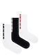 Hugo Back Tape Men's Socks Red White Black 3Pack