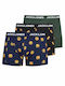 Herren Boxershorts Ocean 3er Pack