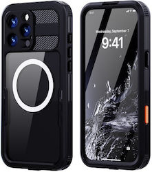 Wasserdichte Handyhülle Redpepper Dot Magsafe Apple iPhone 16 Pro Max 6.9" Stoßfest Schwarz
