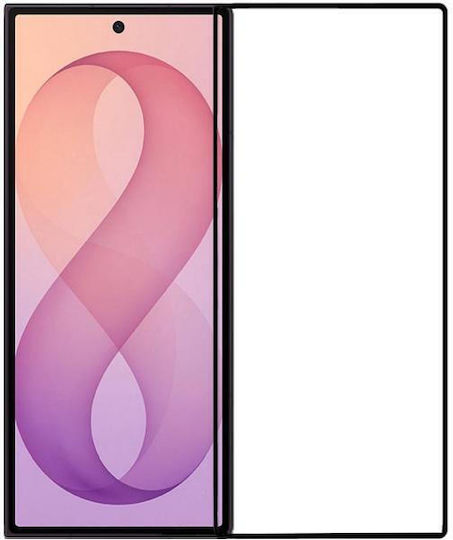 Galaxy Z Fold8 Ultra 5G Außenschirm Pinwuyo 9H 2.5D Vollflächiges Gehärtetes Glas Schutzfolie Schwarz