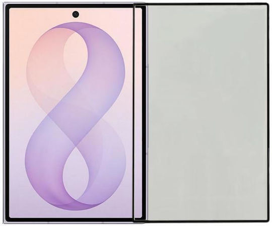 Galaxy Z Fold8 5G Außenschirm Pinwuyo 9H 2.5D Vollflächiges Gehärtetes Glas Displayschutzfolie Schwarz