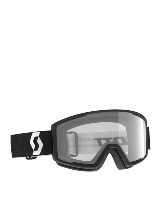 Scott Scott Ski- und Snowboardbrille Erwachsene Schwarze mit transparentem Glas Scott Scott Ski- und Snowboardbrille Erwachsene Schwarze mit transparentem Glas