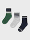 Mayoral Kids' Socks Green 3 Pairs