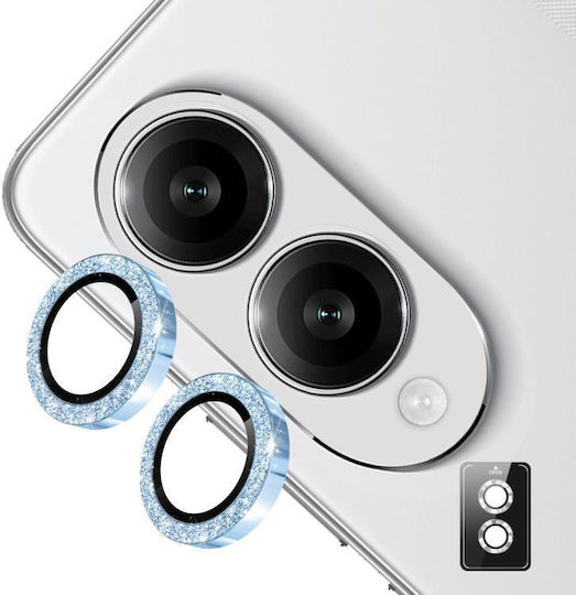 Galaxy Z Fold8 5g Enkay Hat-prince 9h Rear Camera Lens Glitter Aluminium Alloy Tempered Glass Film Blue