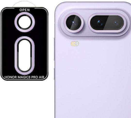 Honor Magic8 Pro Air 5g Kalebol Без Мигване Ултратънко Индивидуално За Камера Закалено Стъкло Фолио Лилаво